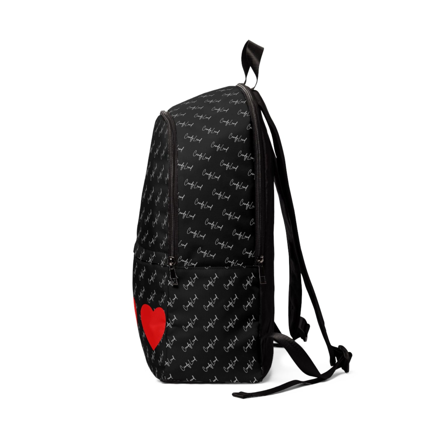 Big Heart Black Backpack