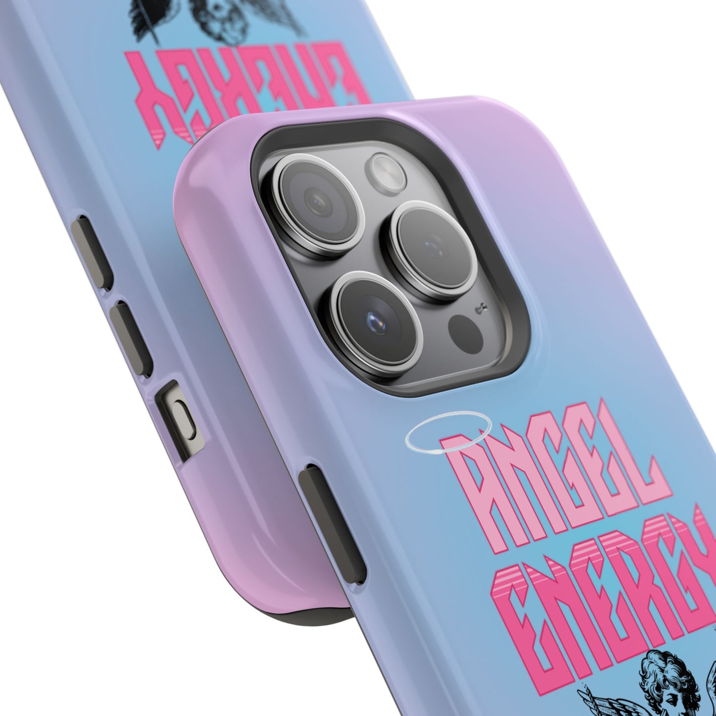 Angel Energy Pink Light Blue Miss MagSafe Tough Case