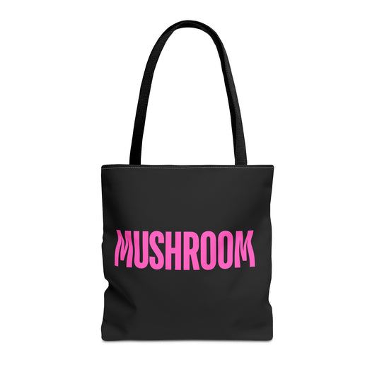 MUSHROOM pink/black Tote Bag