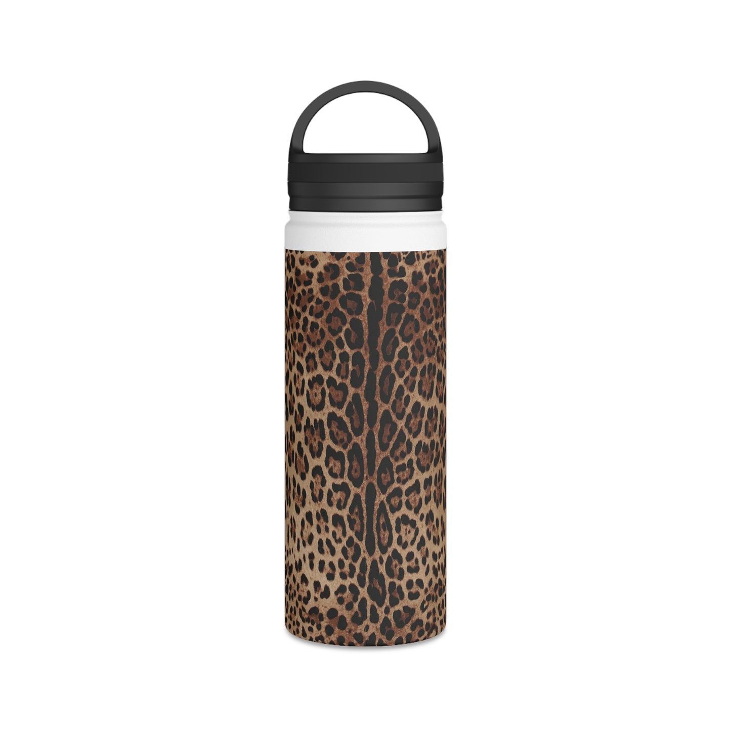 Wild Leopard Pink XOXO Stainless Steel Water Bottle