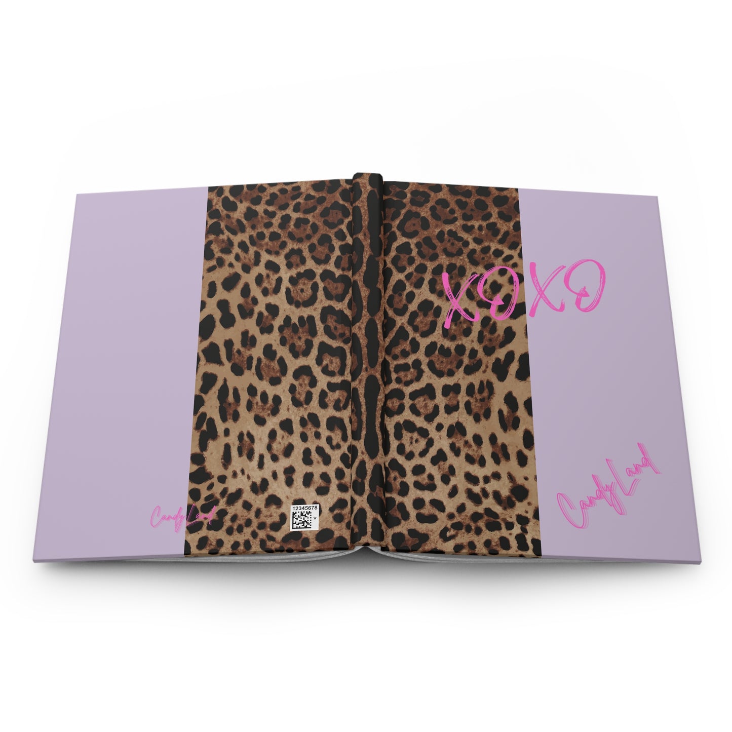 Wild Leopard Lavender XOXO Journal