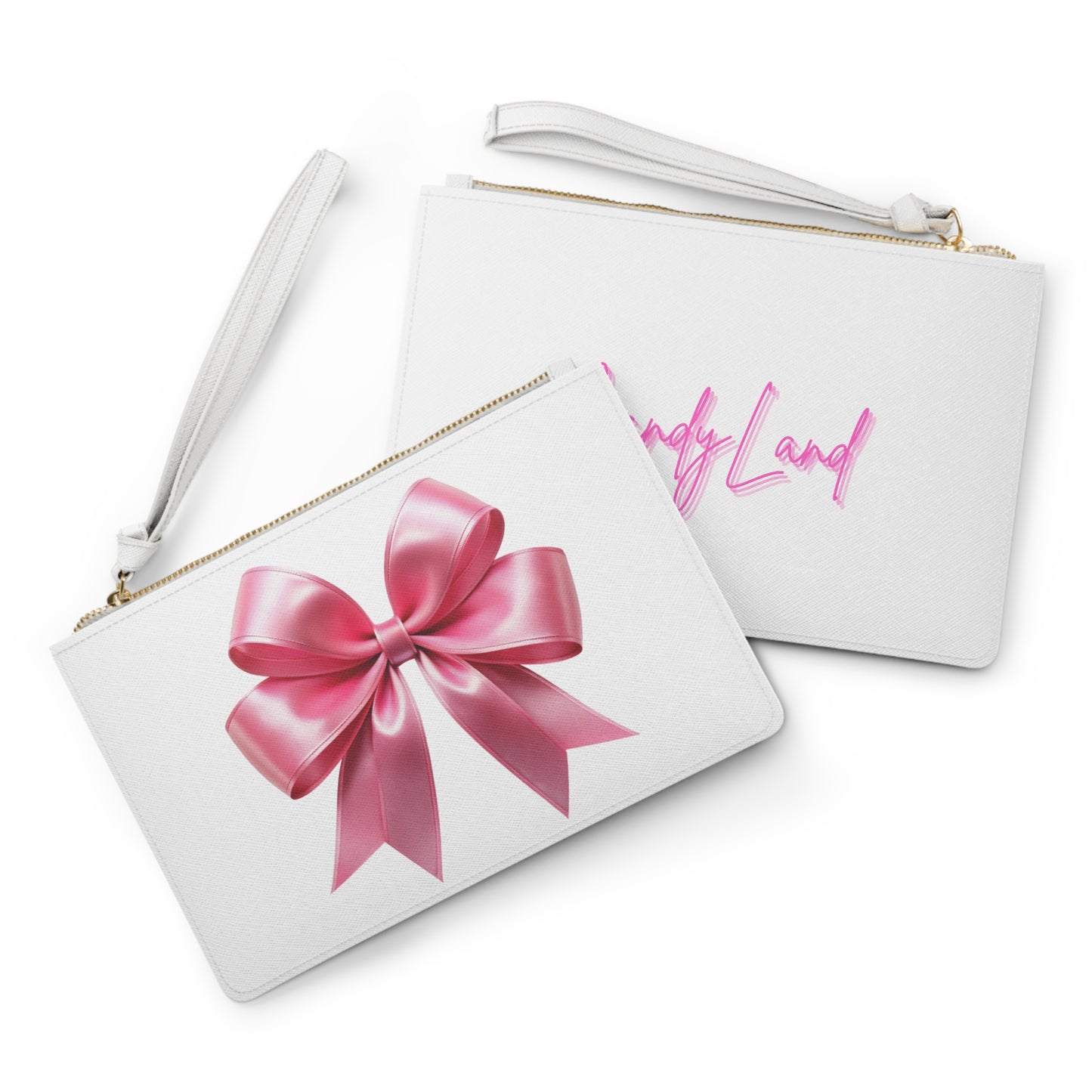 The Bow White Clutch