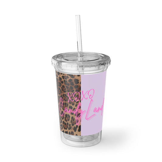 Wild Leopard Lavender XOXO Vacation Cup