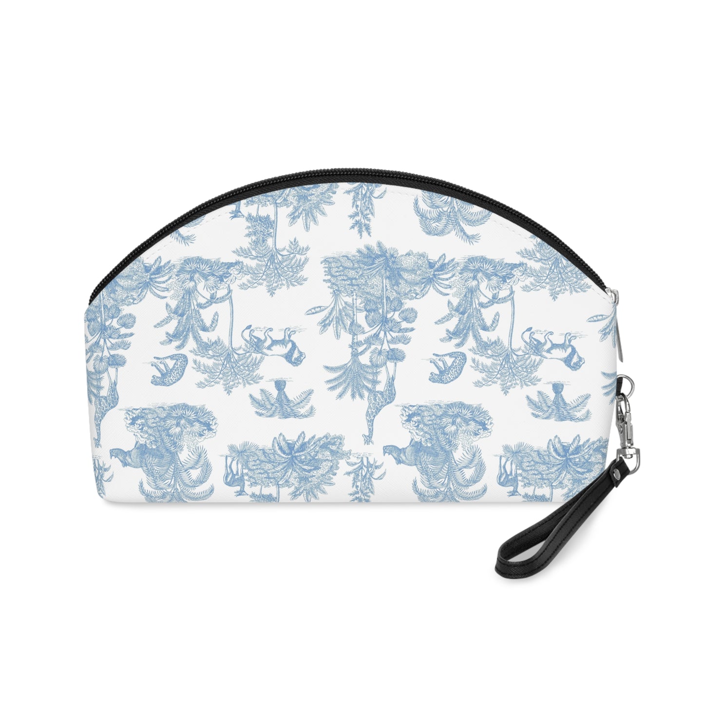 Light Blue Paradise Makeup Bag