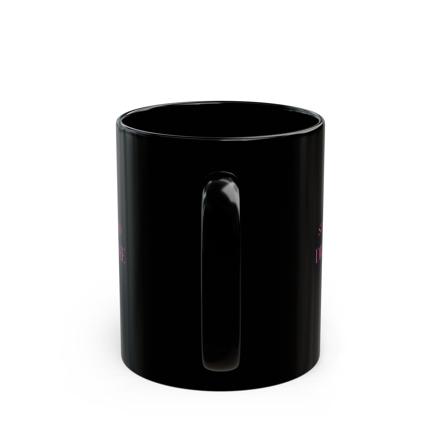 Stay Hydrated Black Mug