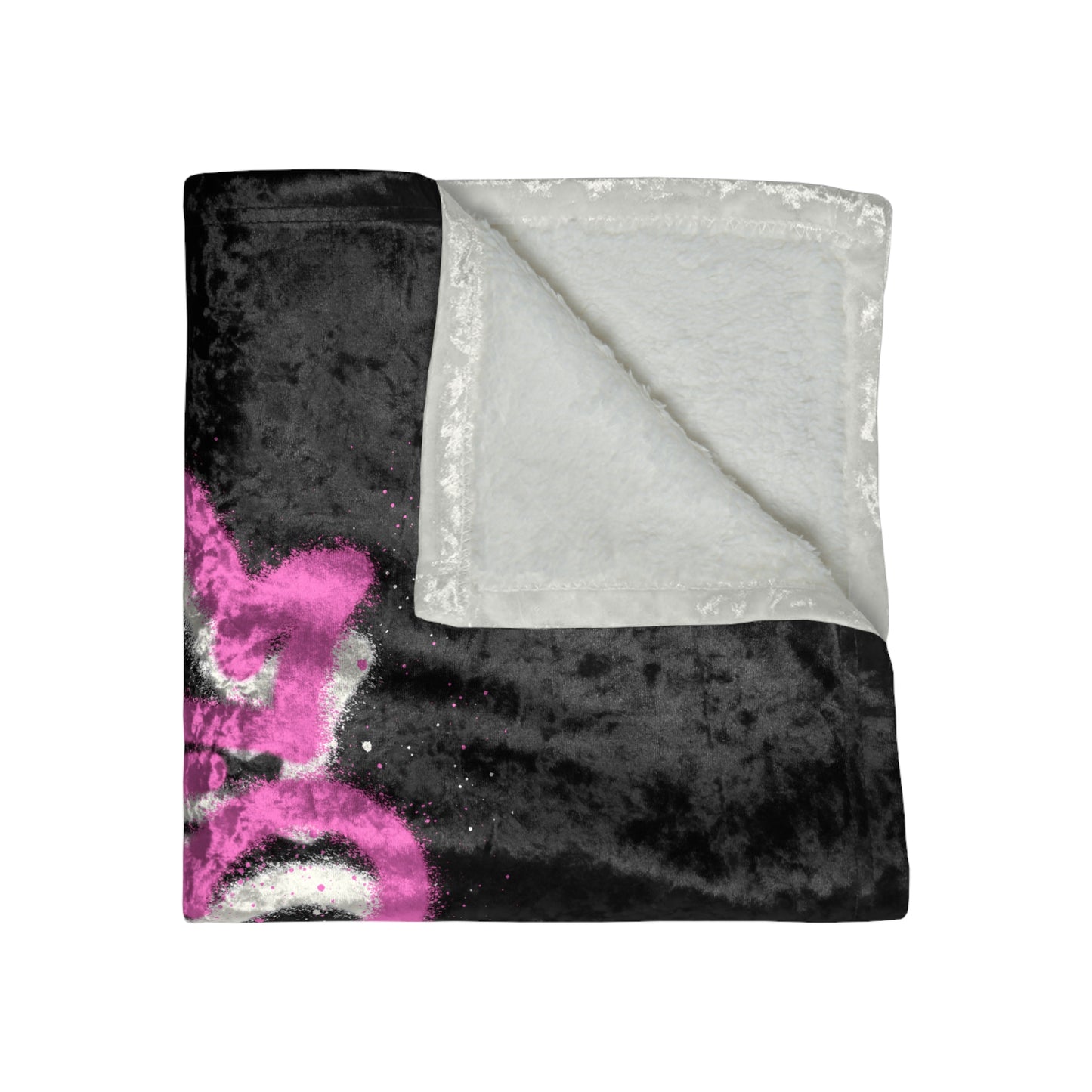 Candyland Midnight Black Velvet Blanket