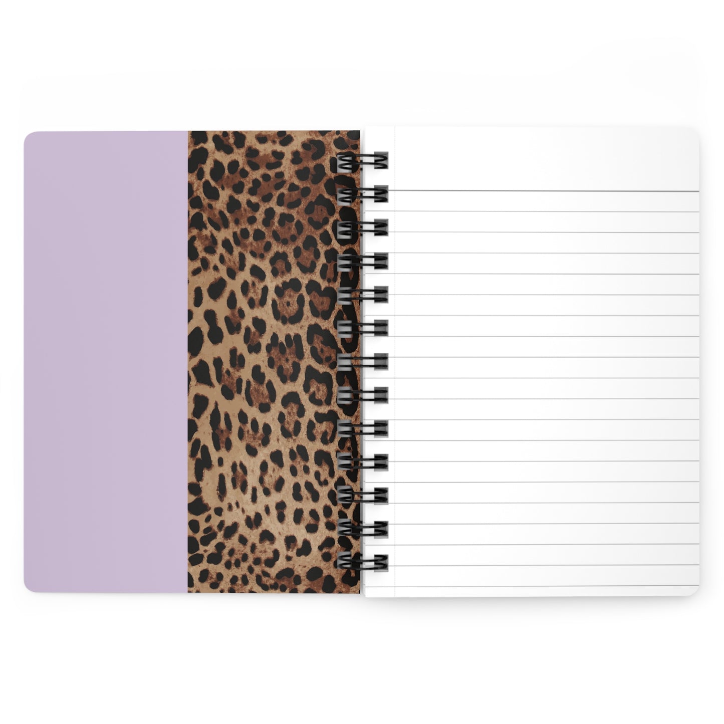 Wild Leopard Lavender XOXO Spiral Bound Notebook