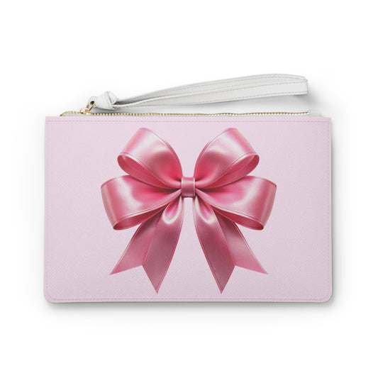 The Bow Rosé Clutch