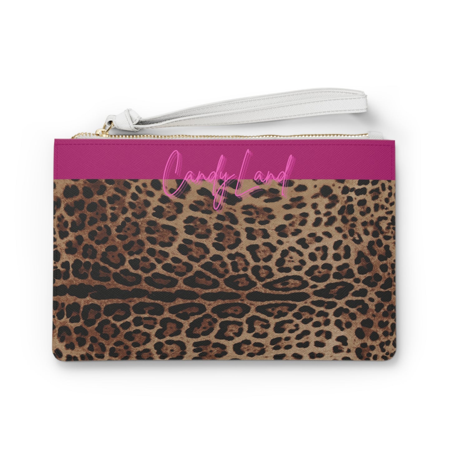 Wild Leopard Pink XOXO Clutch