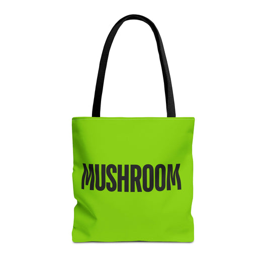 MUSHROOM black/green/brat Tote Bag