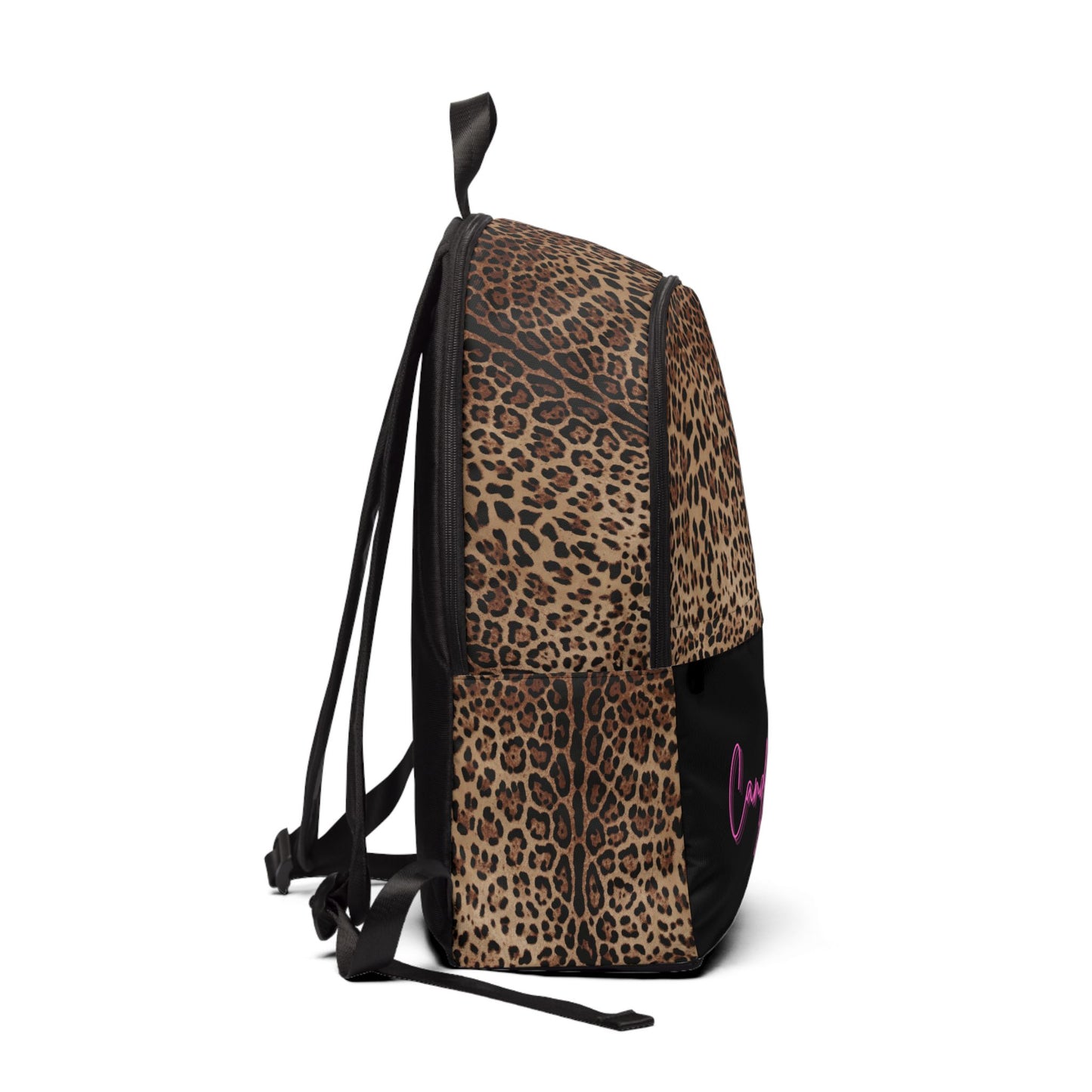 Wild Leopard pink Backpack