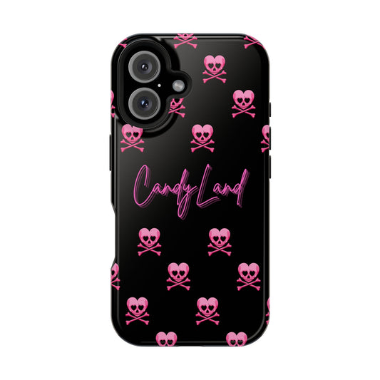 Pink Skull Black Miss MagSafe Tough Case