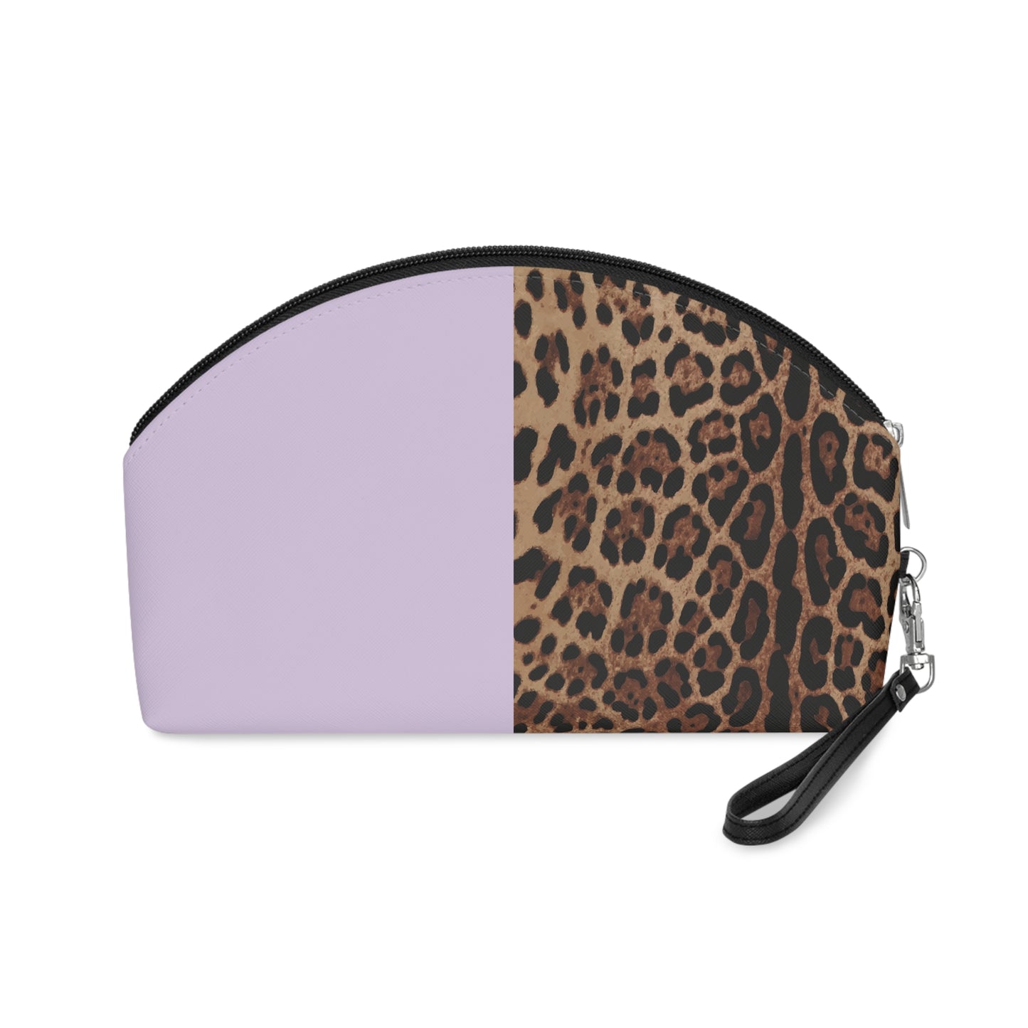 Wild Leopard Lavender XOXO Makeup Bag