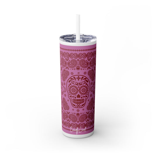 Mexican Skull Pink +C. Vacation Tumbler