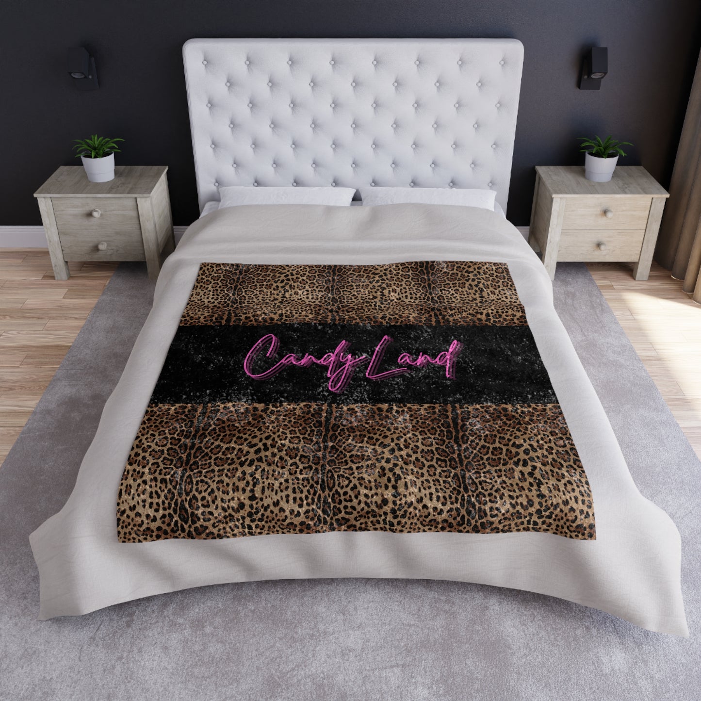 Wild Leopard Velvet Blanket