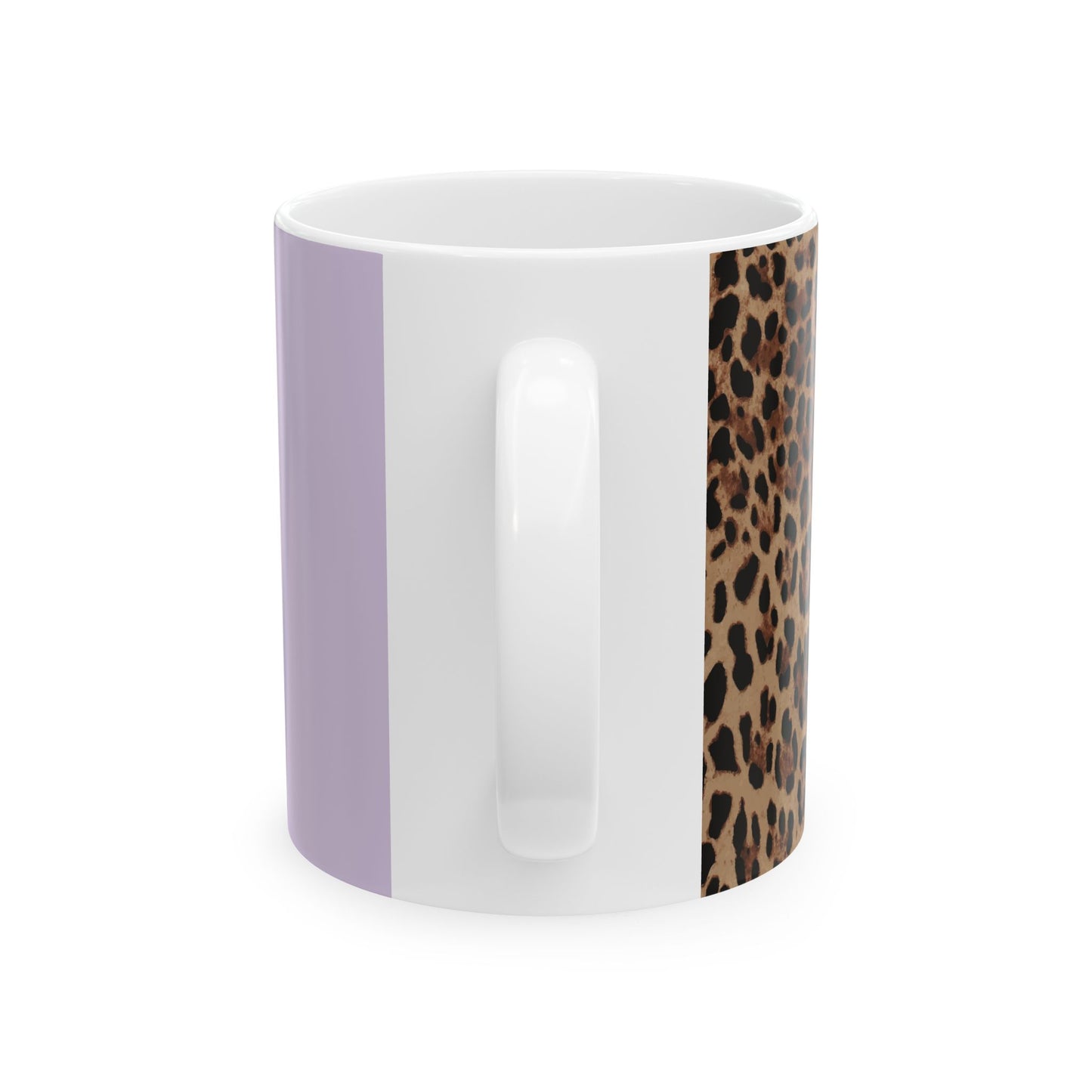 Wild Leopard Lavender XOXO Mug