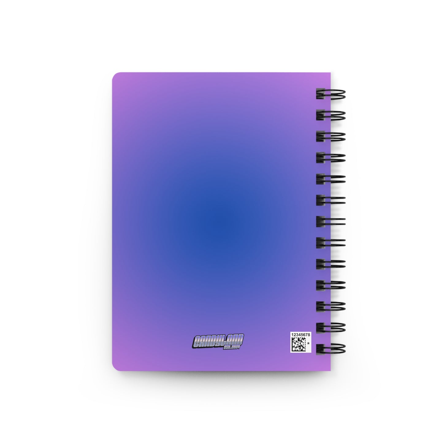 Est. 2024 Violet Spiral Bound Notebook