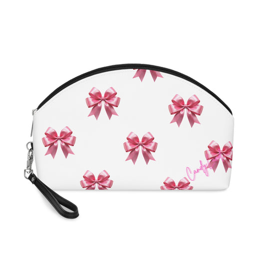 Bows White Makeup Bag