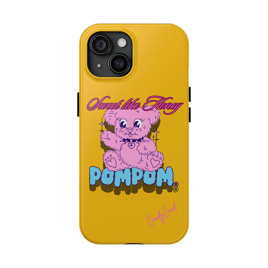 POMPOM® Sweet Like Honey Yellow Miss Tough Phone Case