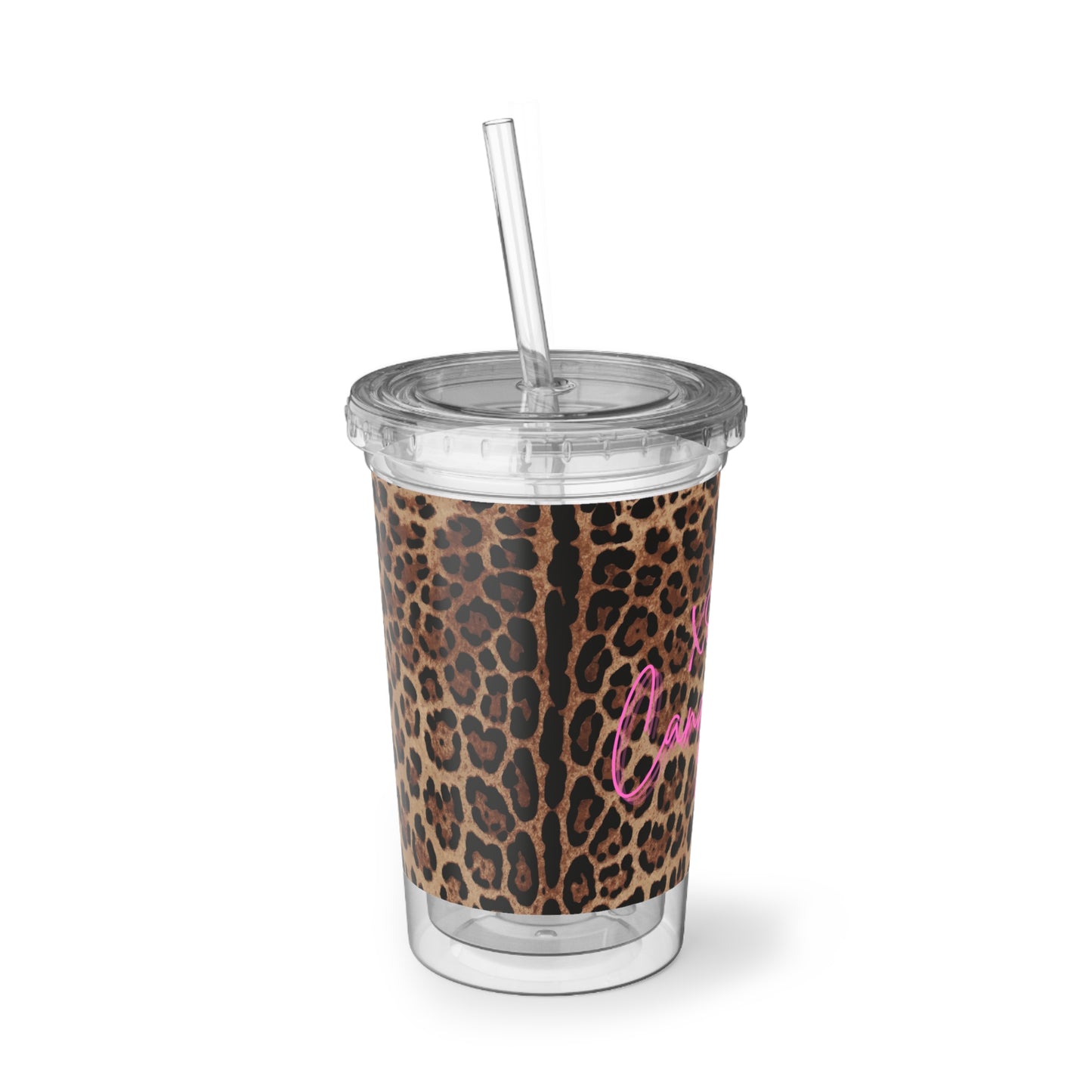 Wild Leopard Lavender XOXO Vacation Cup