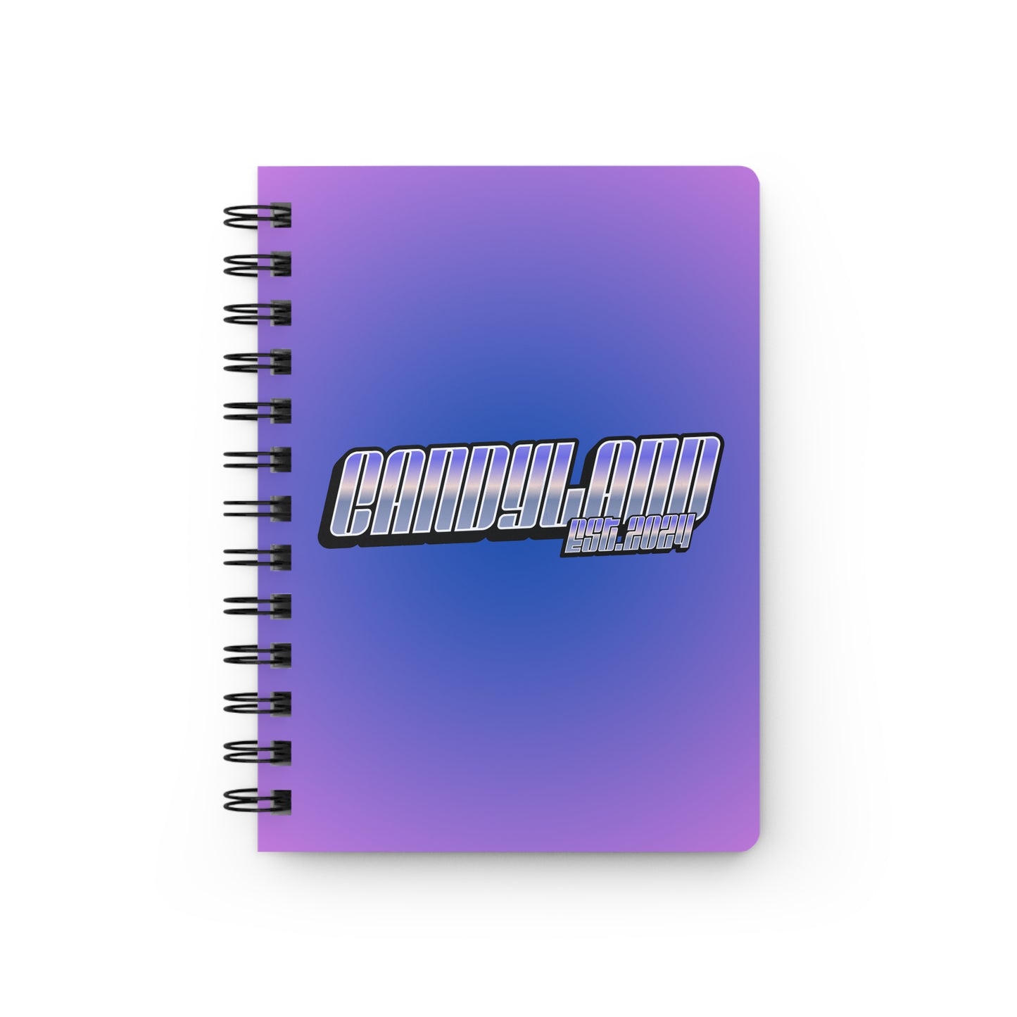 Est. 2024 Violet Spiral Bound Notebook