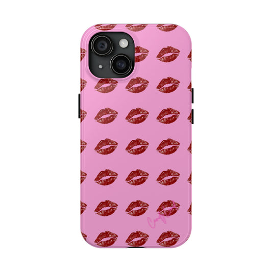 KissKiss Pink Miss Tough Phone Cases