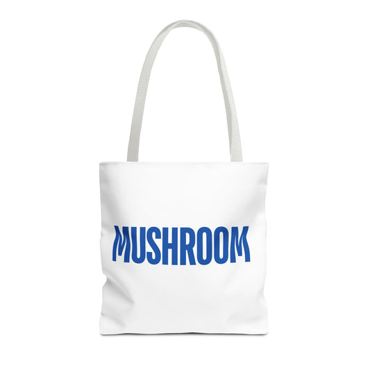 MUSHROOM blue/white Tote Bag