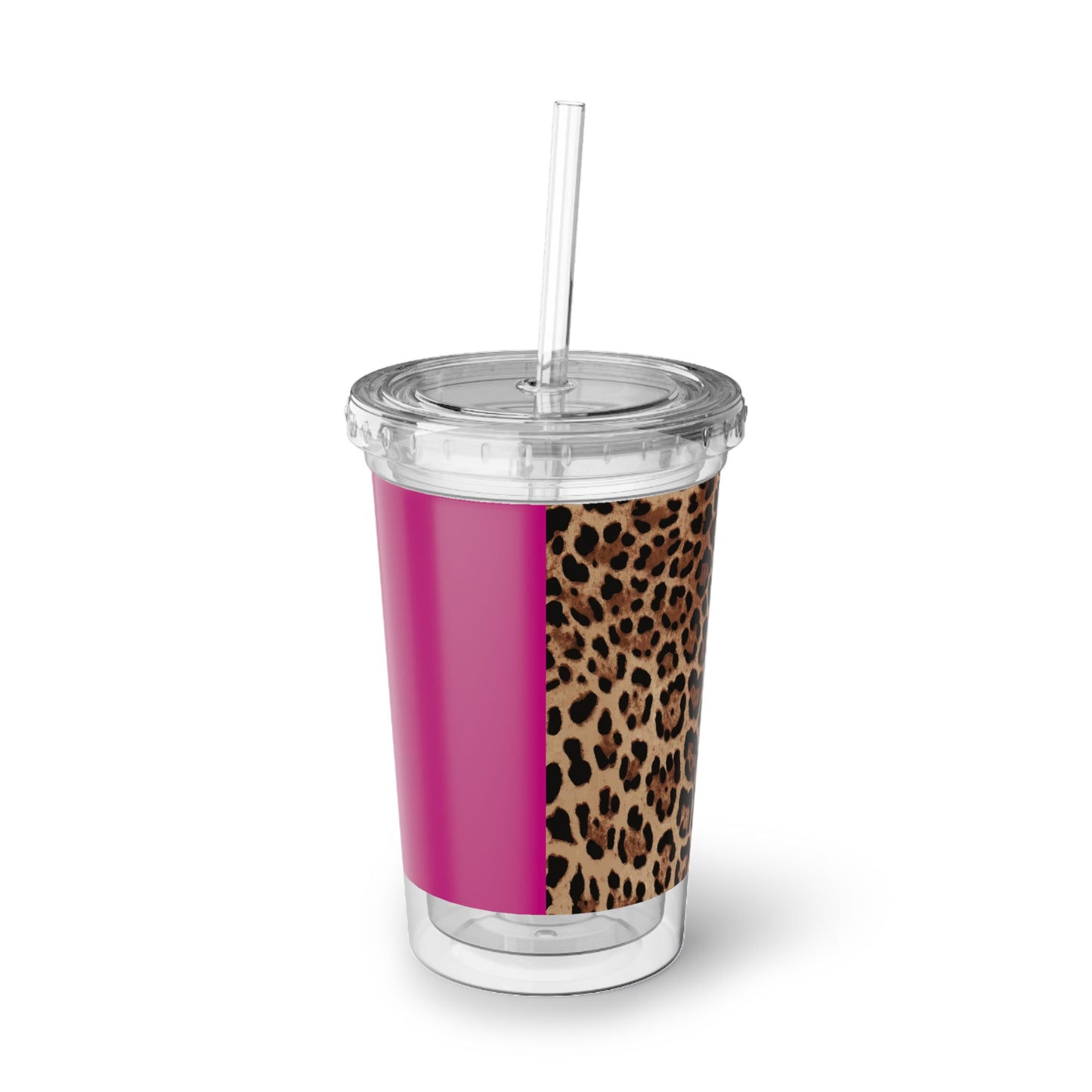 Wild Leopard Pink XOXO Vacation Cup