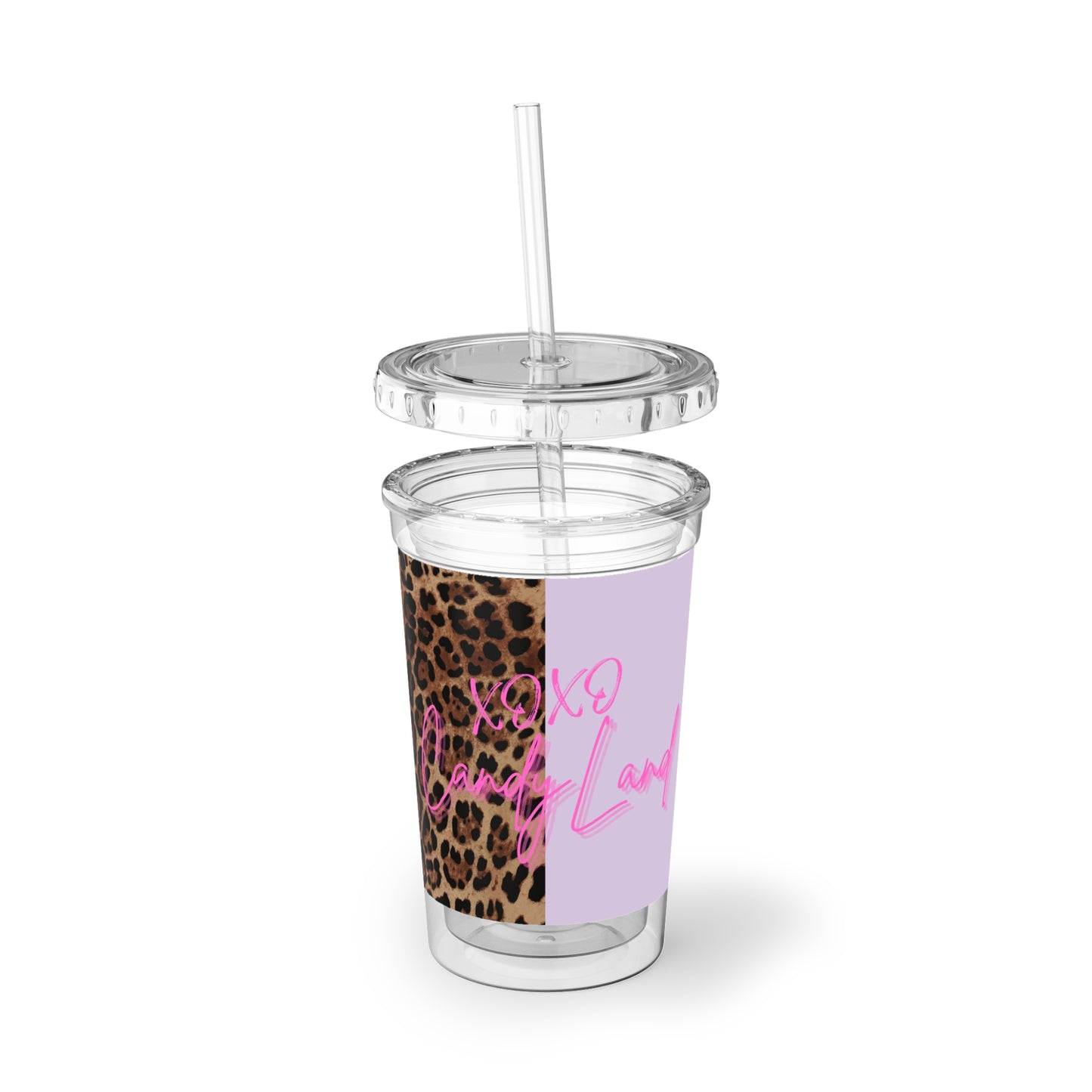 Wild Leopard Lavender XOXO Vacation Cup