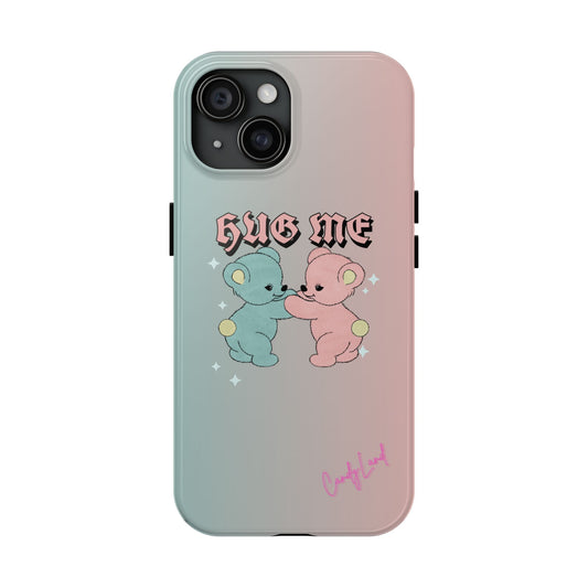 Hug me Bears Rainbow Vintage Miss Tough Phone Case