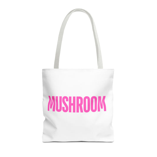 MUSHROOM pink/white Tote Bag