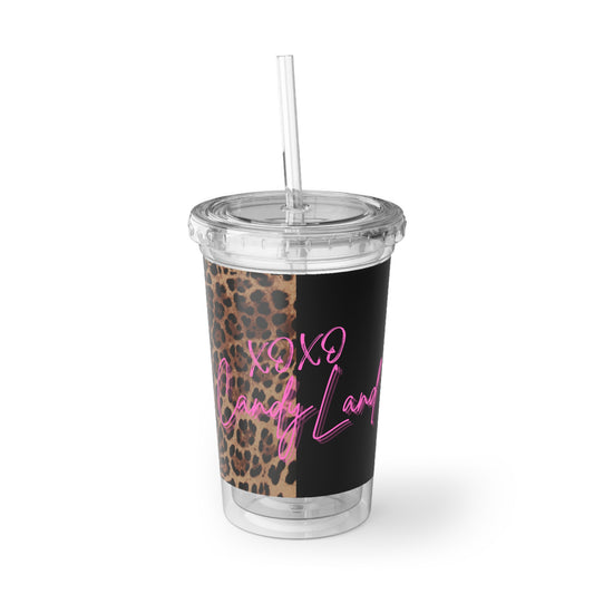 Wild Leopard Black XOXO Vacation Cup