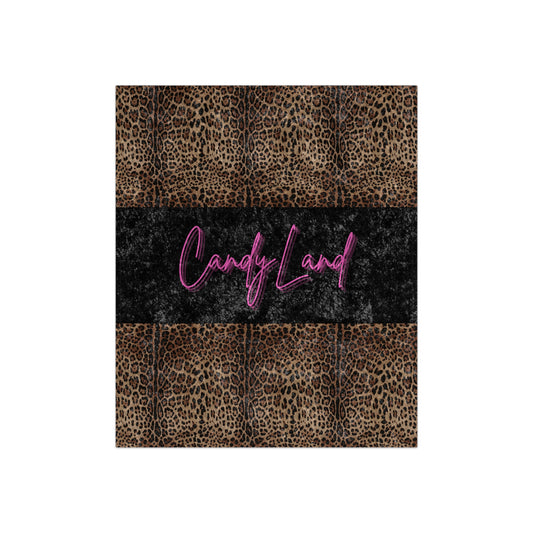 Wild Leopard Velvet Blanket