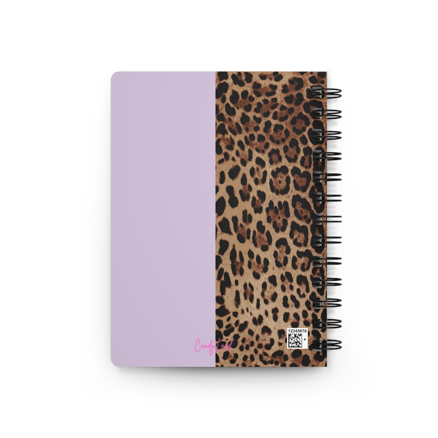 Wild Leopard Lavender XOXO Spiral Bound Notebook