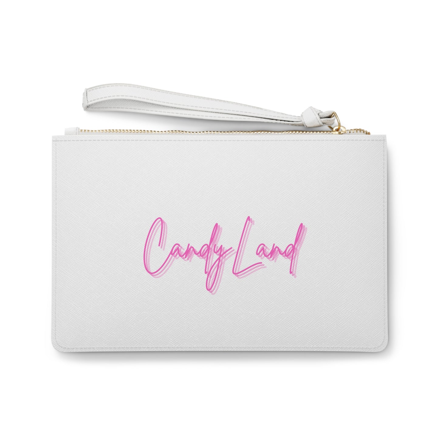 The Bow White Clutch