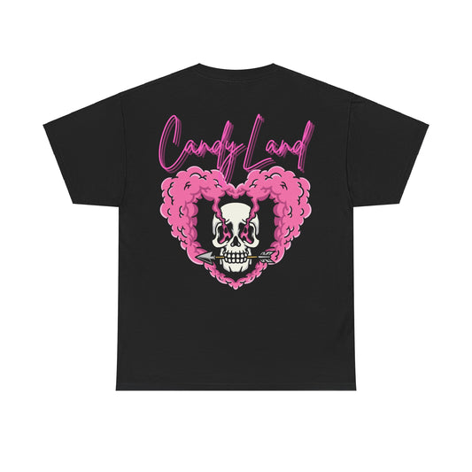 Pink Heart Skull +C. OVERSIZED T-Shirt