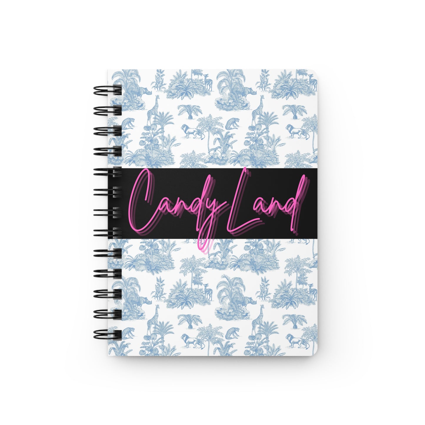 Light Blue Paradise Spiral Bound Notebook