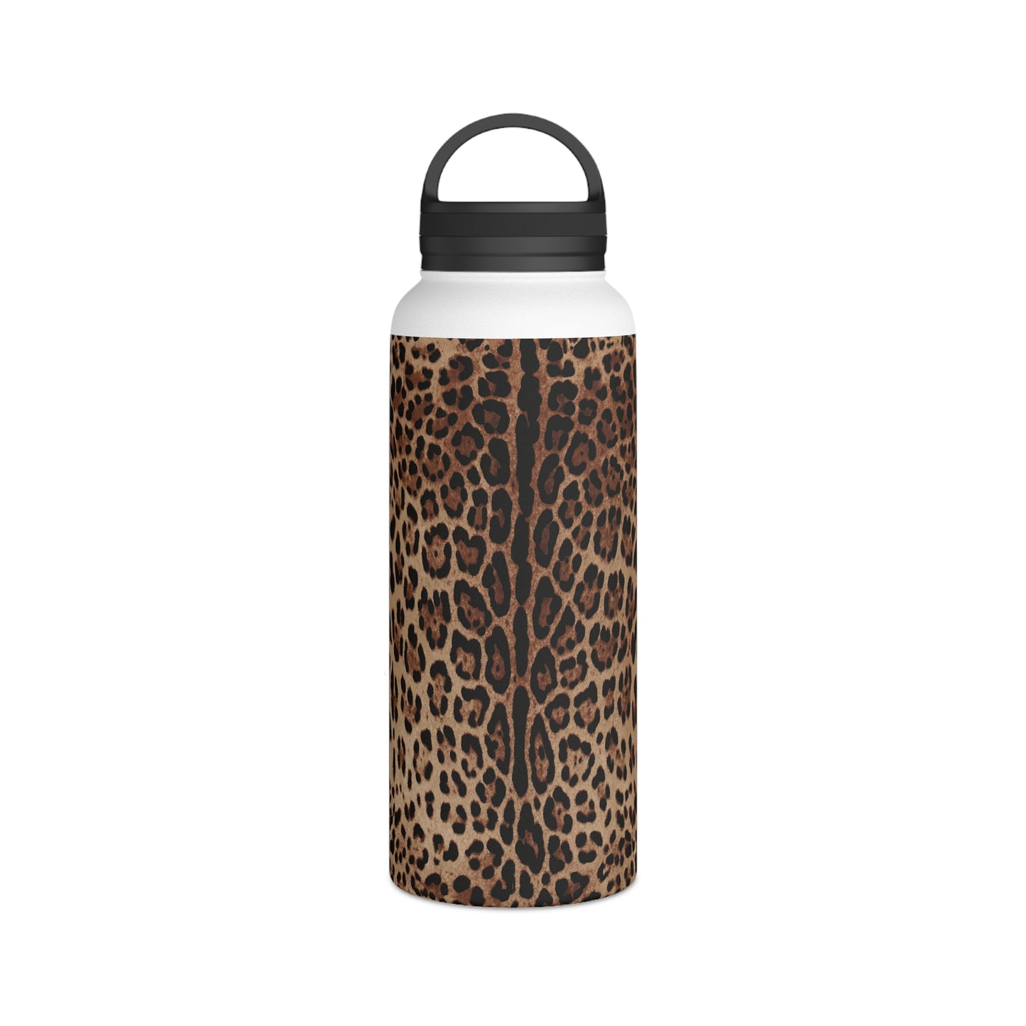 Wild Leopard Pink XOXO Stainless Steel Water Bottle