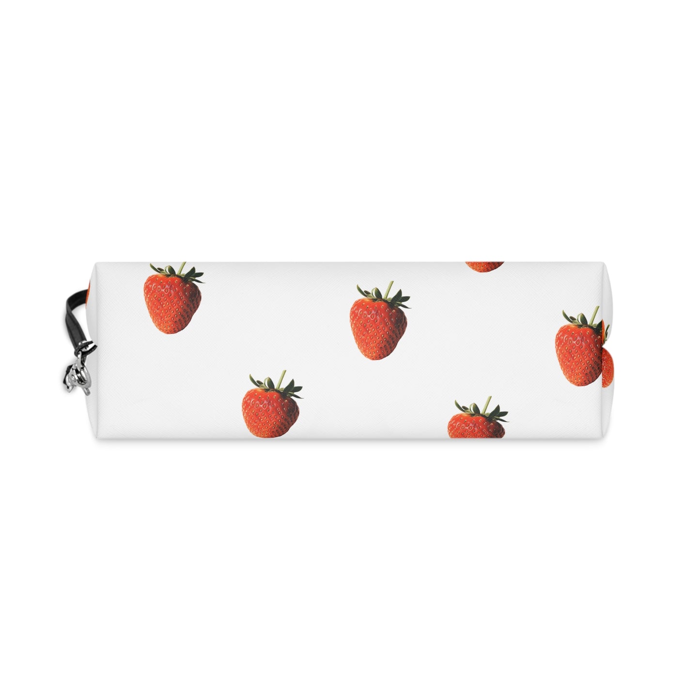 Strawberry White Makeup Bag