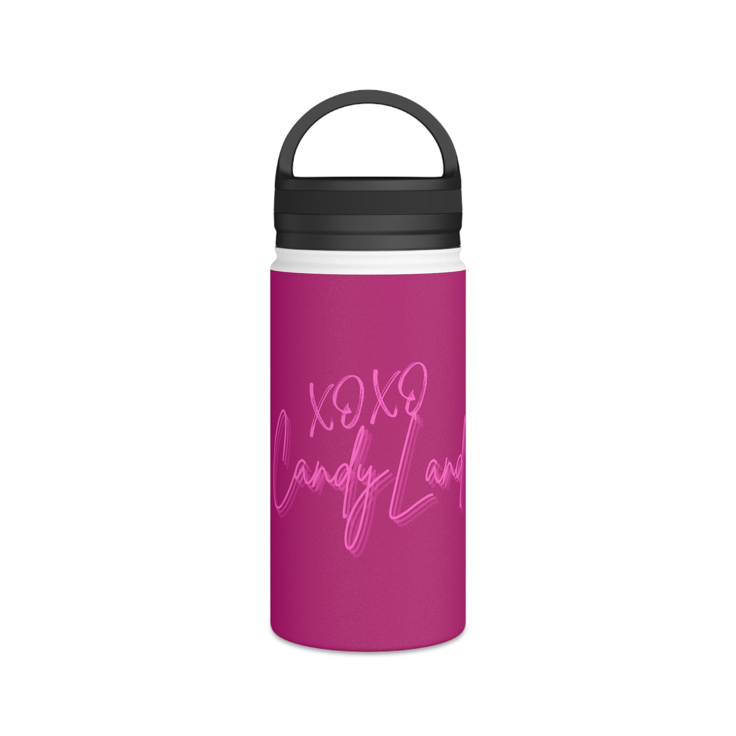 Wild Leopard Pink XOXO Stainless Steel Water Bottle