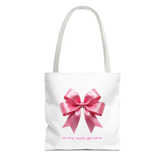 The Bow 1C. White Tote Bag