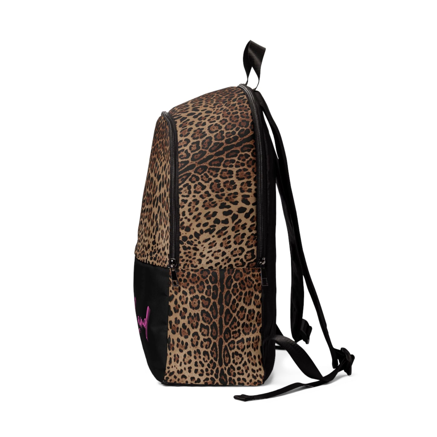 Wild Leopard pink Backpack