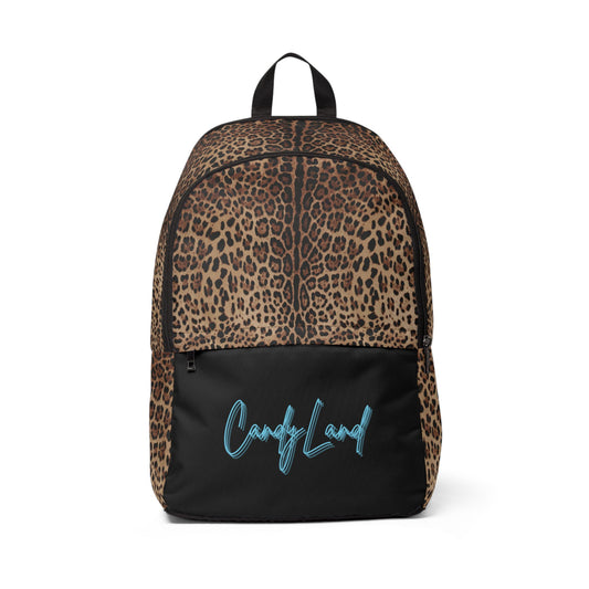 Wild Leopard light blue Backpack