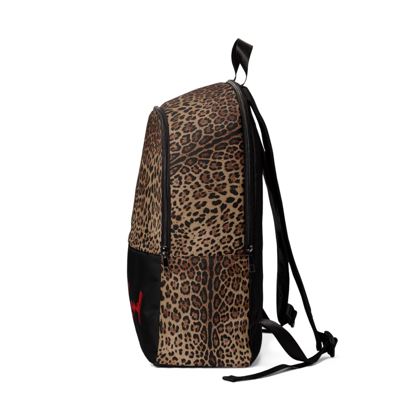 Wild Leopard red Backpack