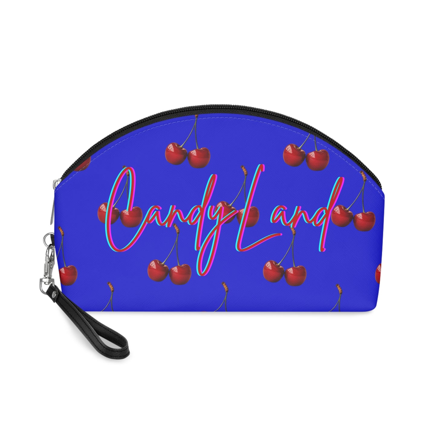 Cherry Blue Makeup Bag