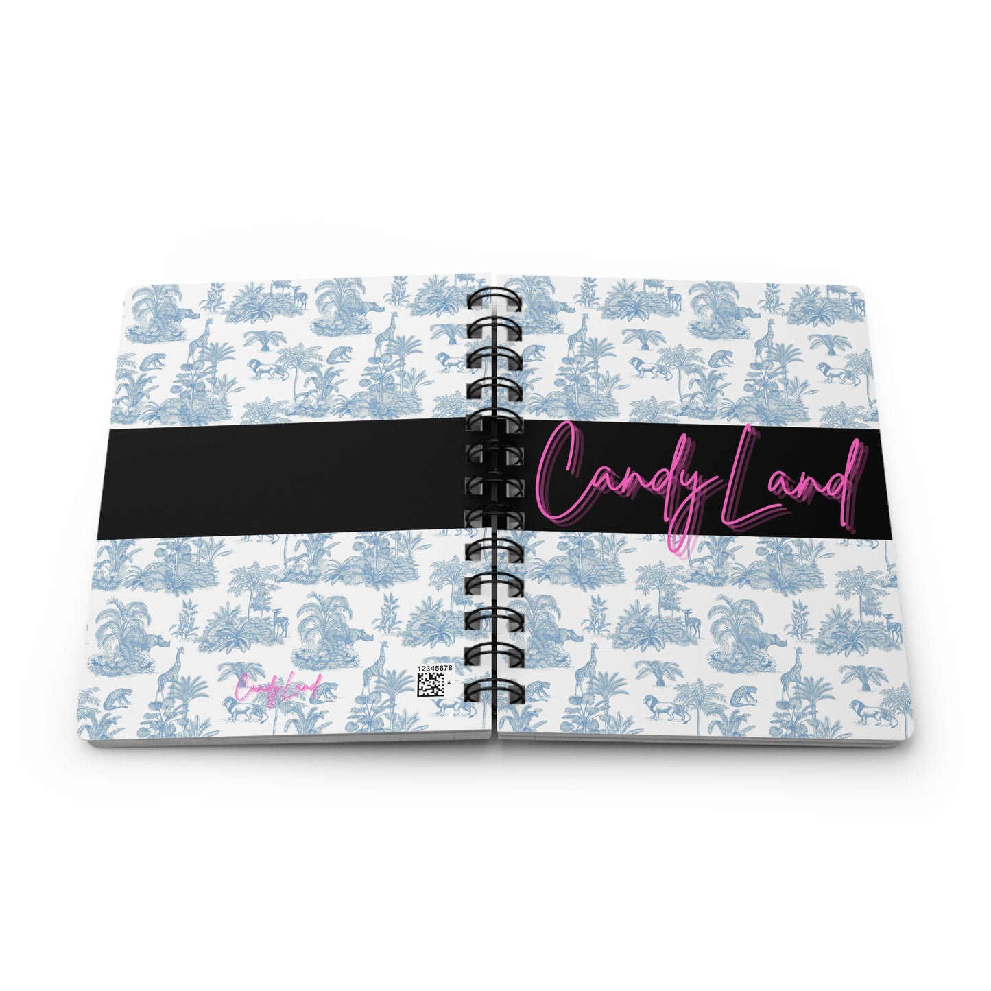 Light Blue Paradise Spiral Bound Notebook