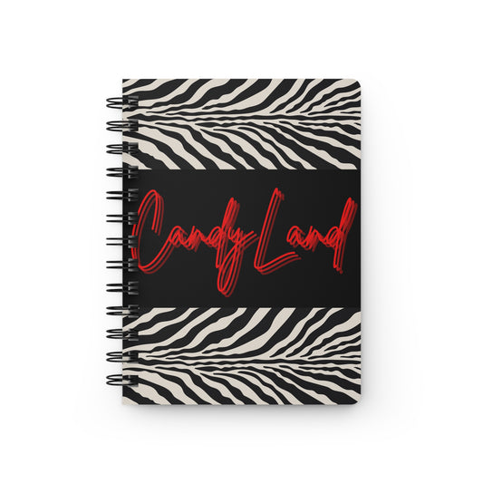 Zebra red Spiral Bound Notebook