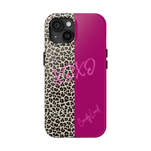 Leopard Pink XOXO Miss Tough Phone Case