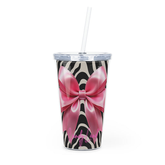 The Bow Zebra Vacation Cup